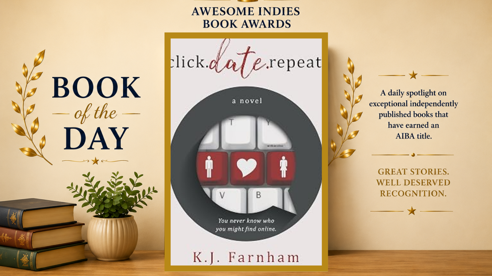 CLICK DATE REPEAT by K.J. FARNHAM
