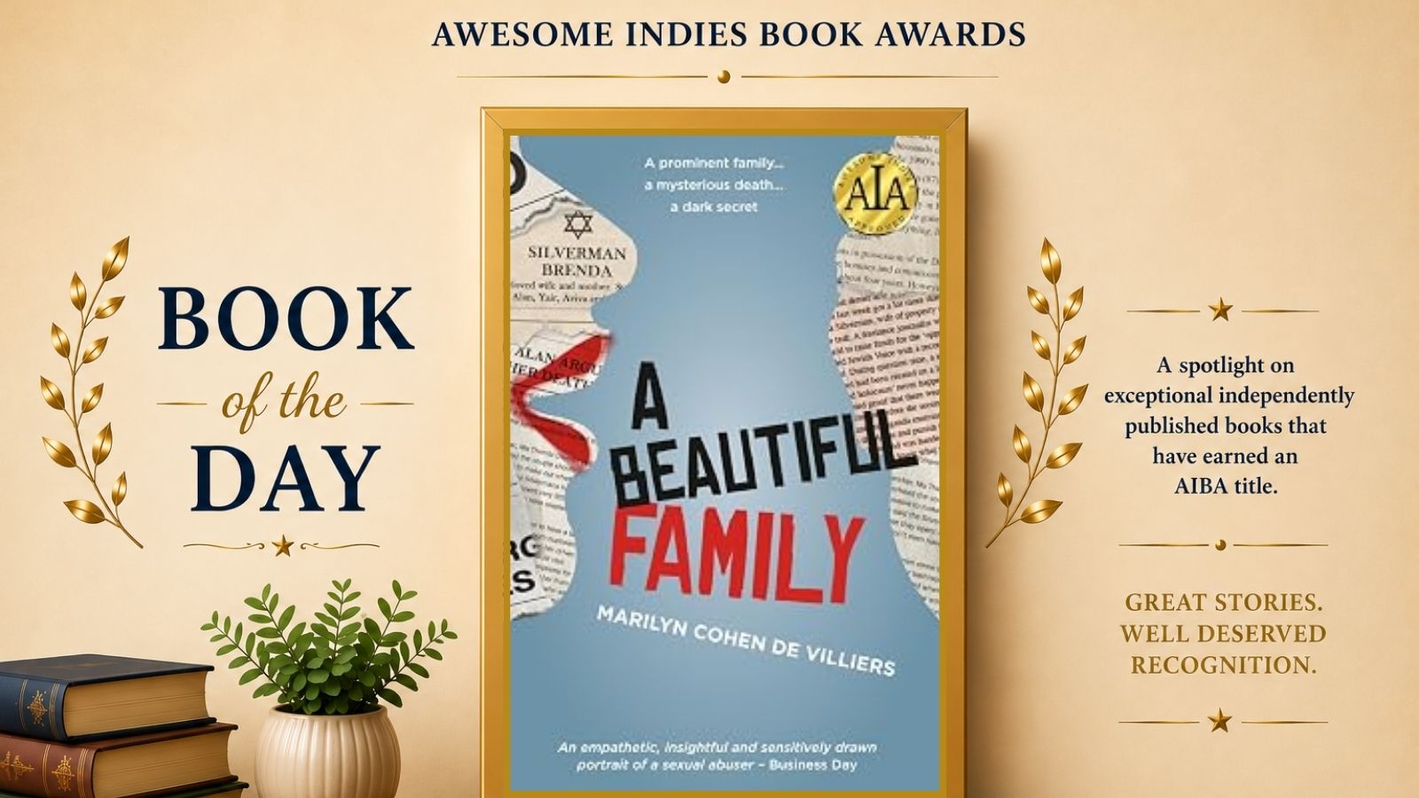 A BEAUTIFUL FAMILY by MARILYN COHEN DE VILLIERS